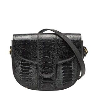 Saint Laurent crossbody shoulder bag black leather